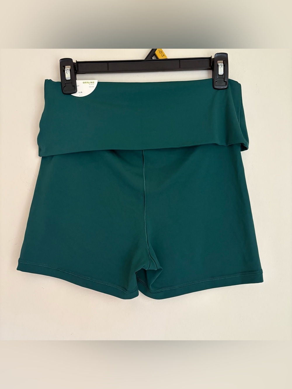 Offline by Aerie Real Me Xtra Foldover Biker Shorts NWT - Picture 4 of 6